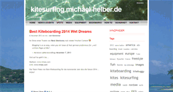Desktop Screenshot of kitesurfing.michael-helber.de